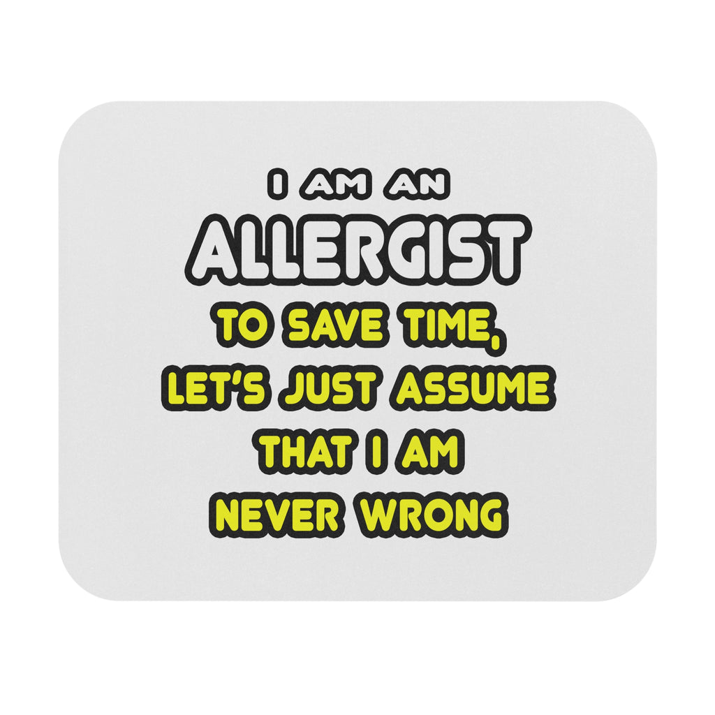 Funny Allergist T Shirts and Gifts - Mouse Pad (Rectangle)