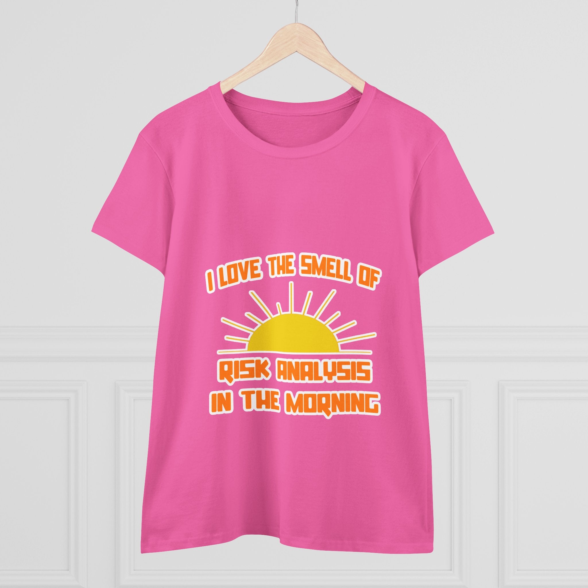 Smell of Risk Analysis in the Morning - Women's Midweight Cotton Tee