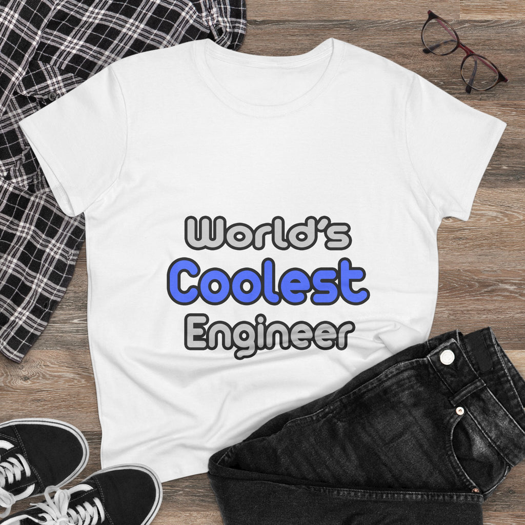 World's Coolest Engineer - Women's Midweight Cotton Tee