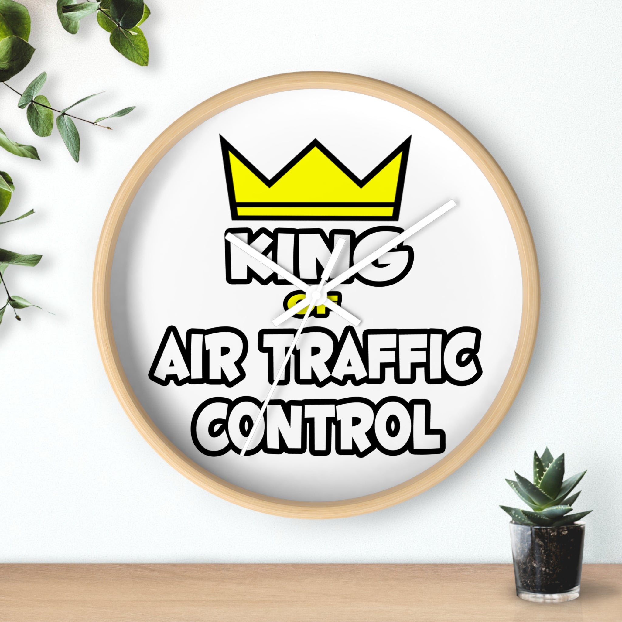 King of Air Traffic Control - Wall Clock