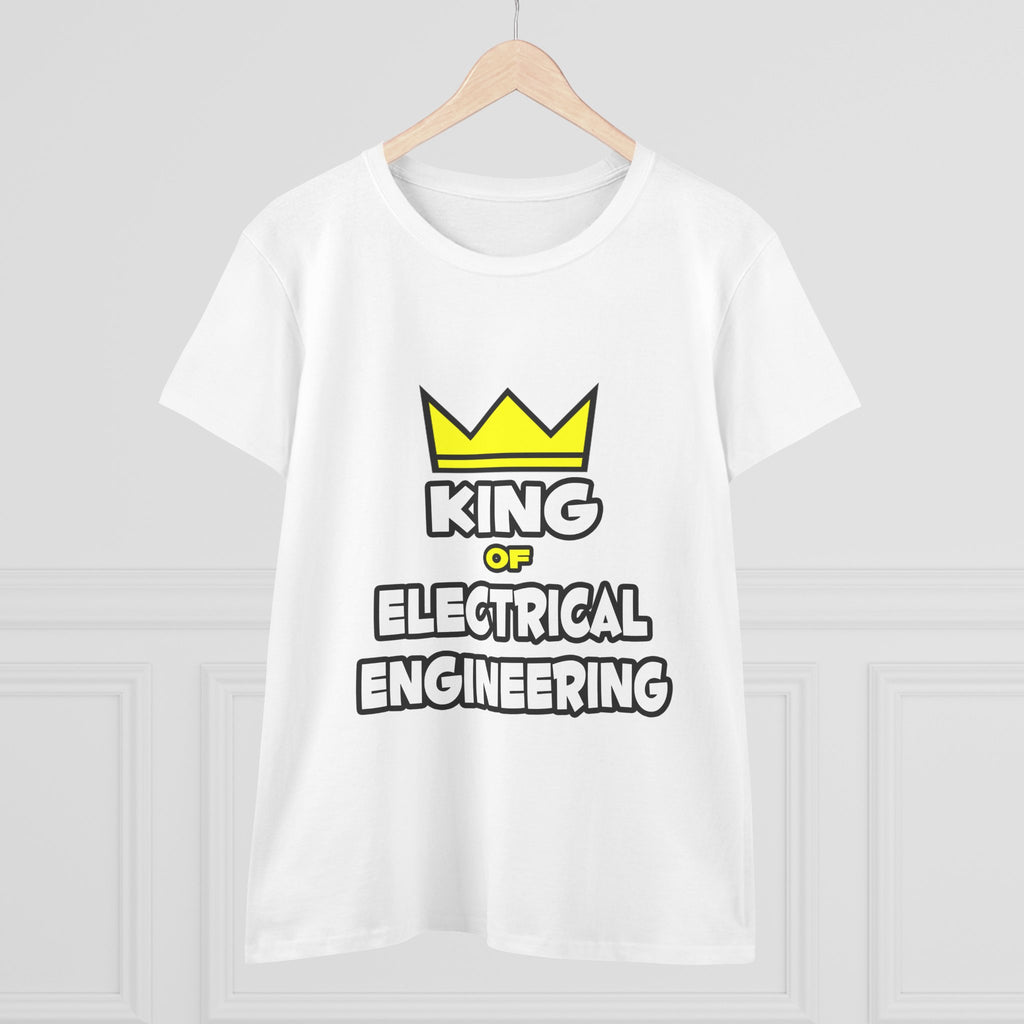 King of Electrical Engineering - Women's Midweight Cotton Tee