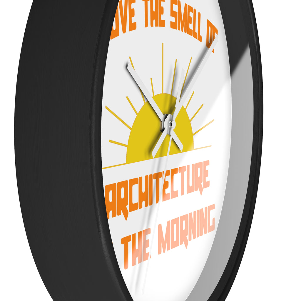 Smell of Architecture in the Morning - Wall Clock