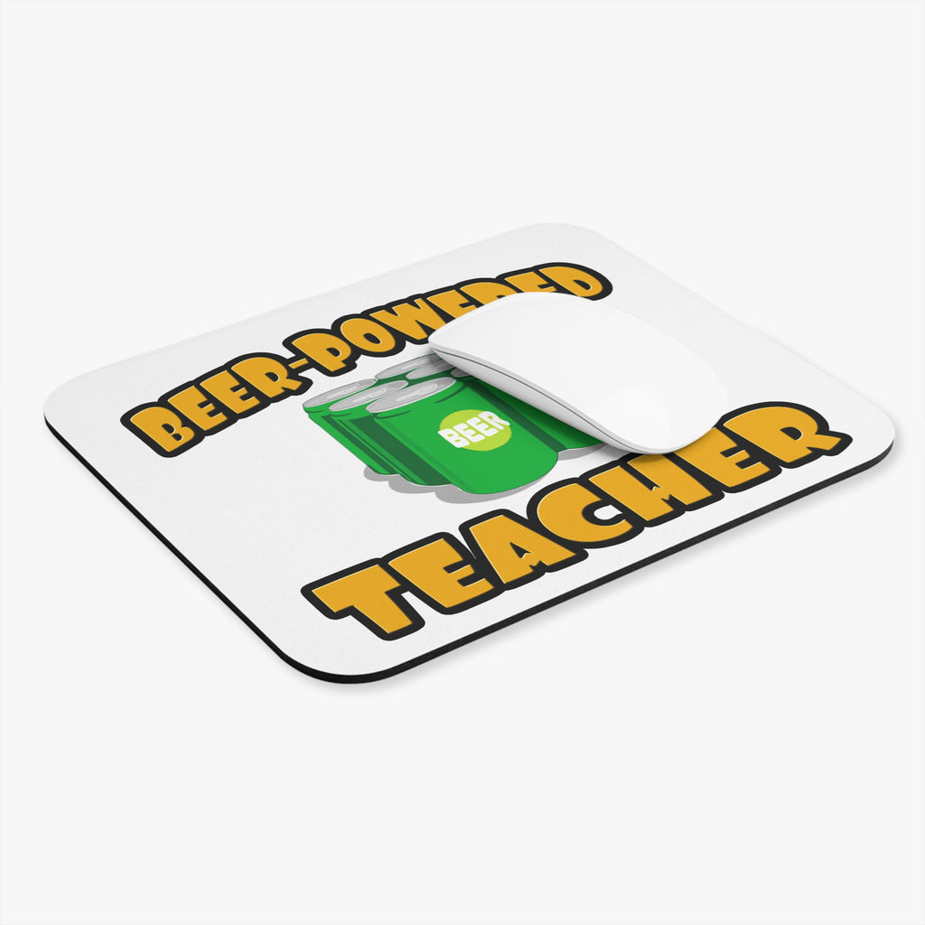 Beer Powered Teacher - Mouse Pad (Rectangle)
