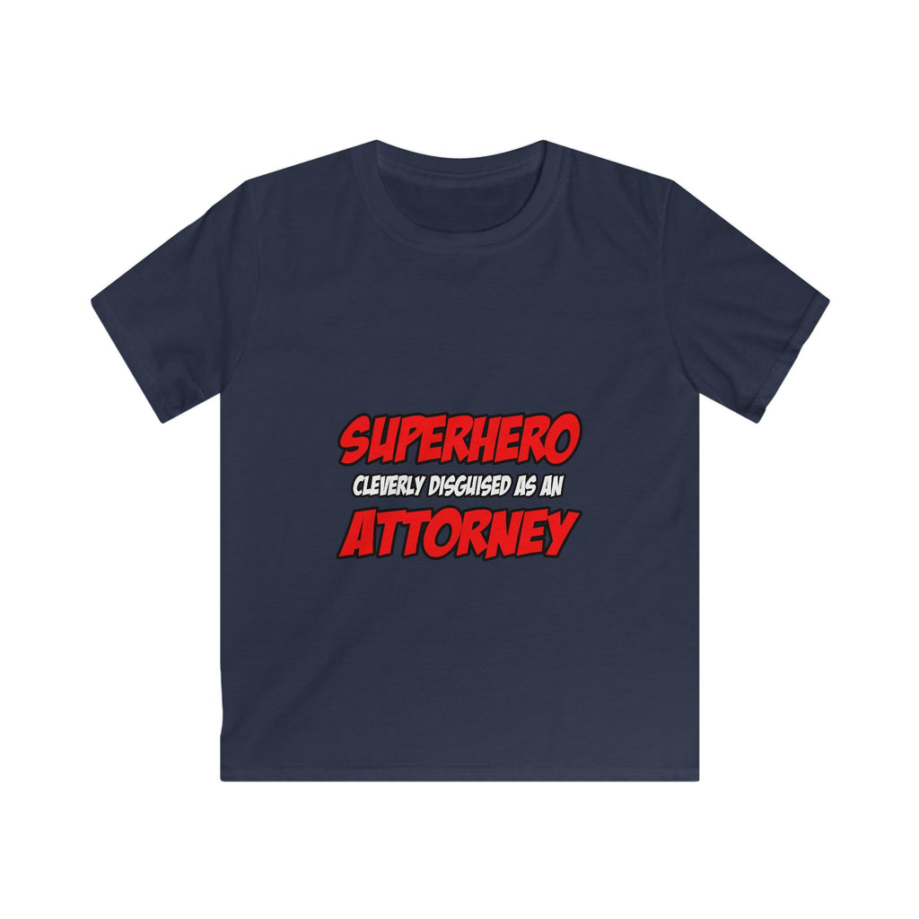 Superhero...Attorney - Kids Softstyle Tee