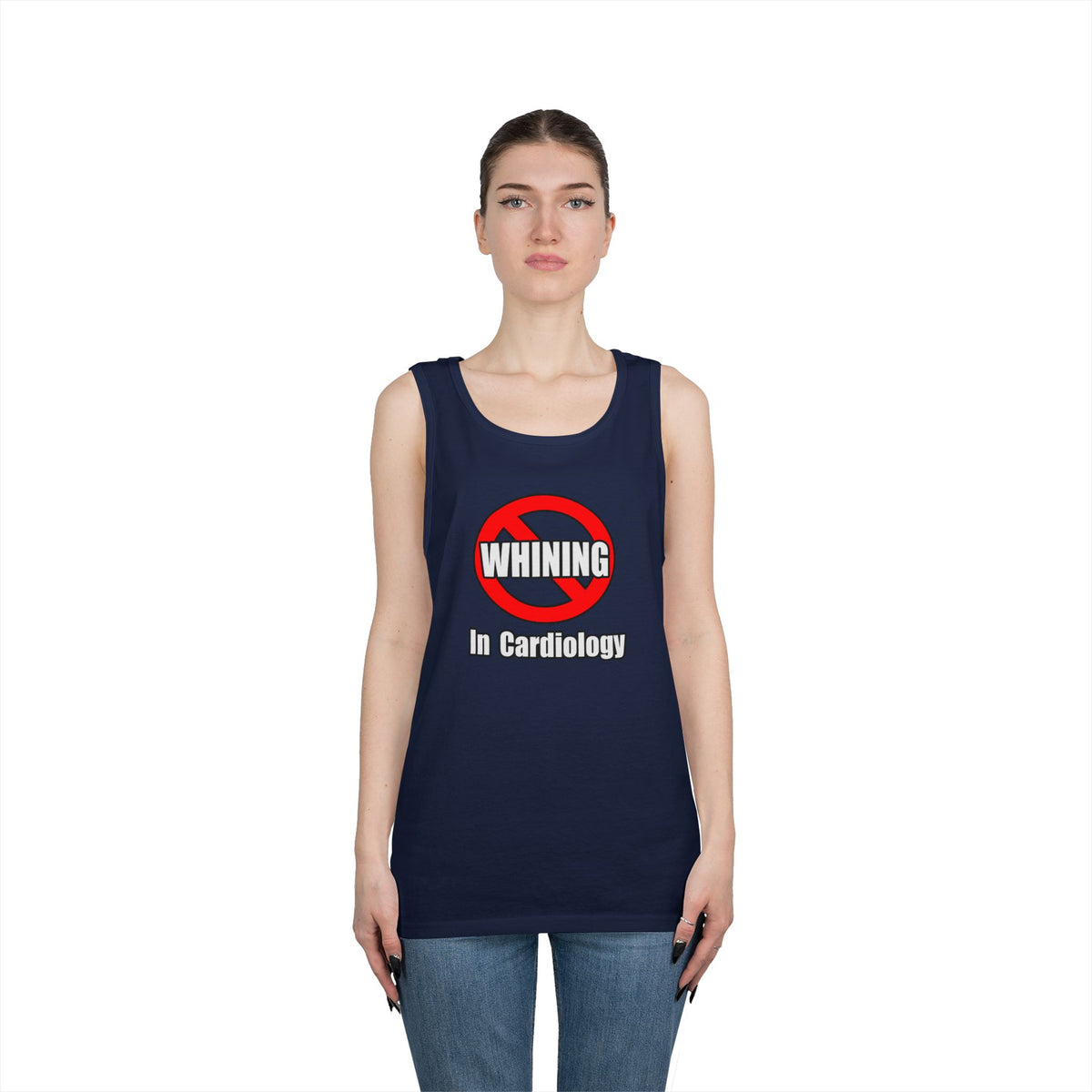 No Whining In Cardiology - Unisex Heavy Cotton Tank Top