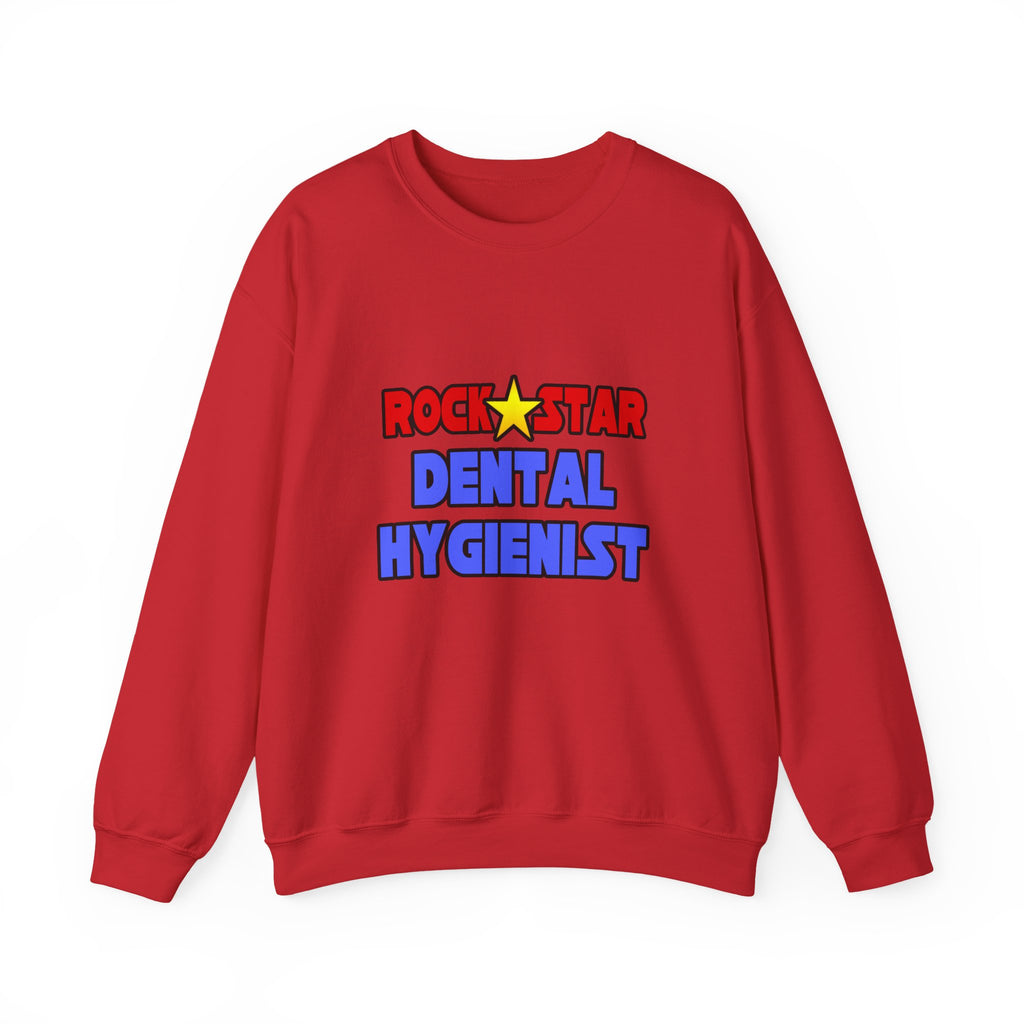 Rock Star Dental Hygienist - Unisex Heavy Blend™ Crewneck Sweatshirt