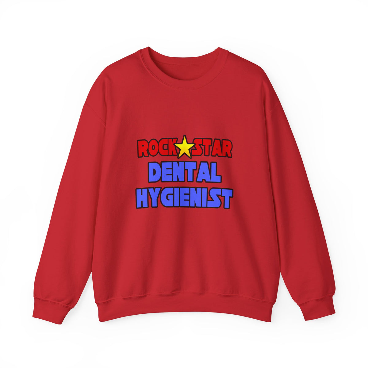 Rock Star Dental Hygienist - Unisex Heavy Blend™ Crewneck Sweatshirt