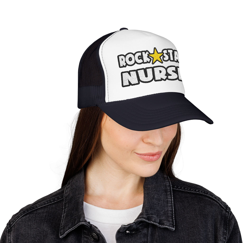 Rock Star Nurse (2) - Foam Trucker Hat