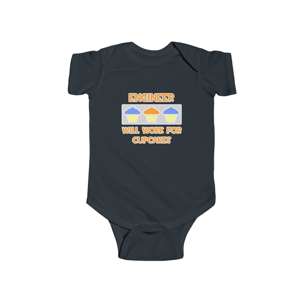 Engineer ... Will Work For Cupcakes - Infant Fine Jersey Bodysuit