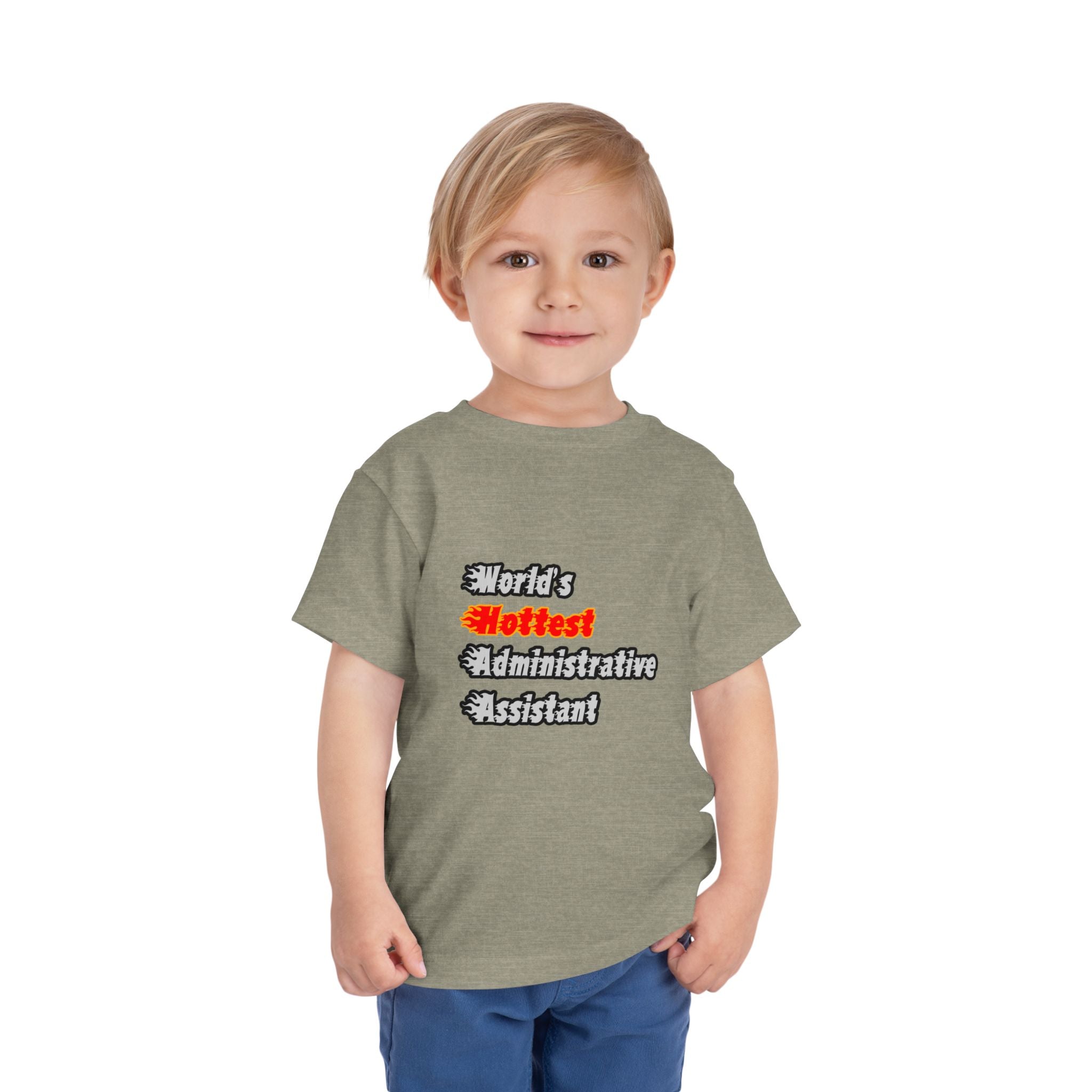 World's Hottest Administrative Assistant - Toddler Short Sleeve Tee