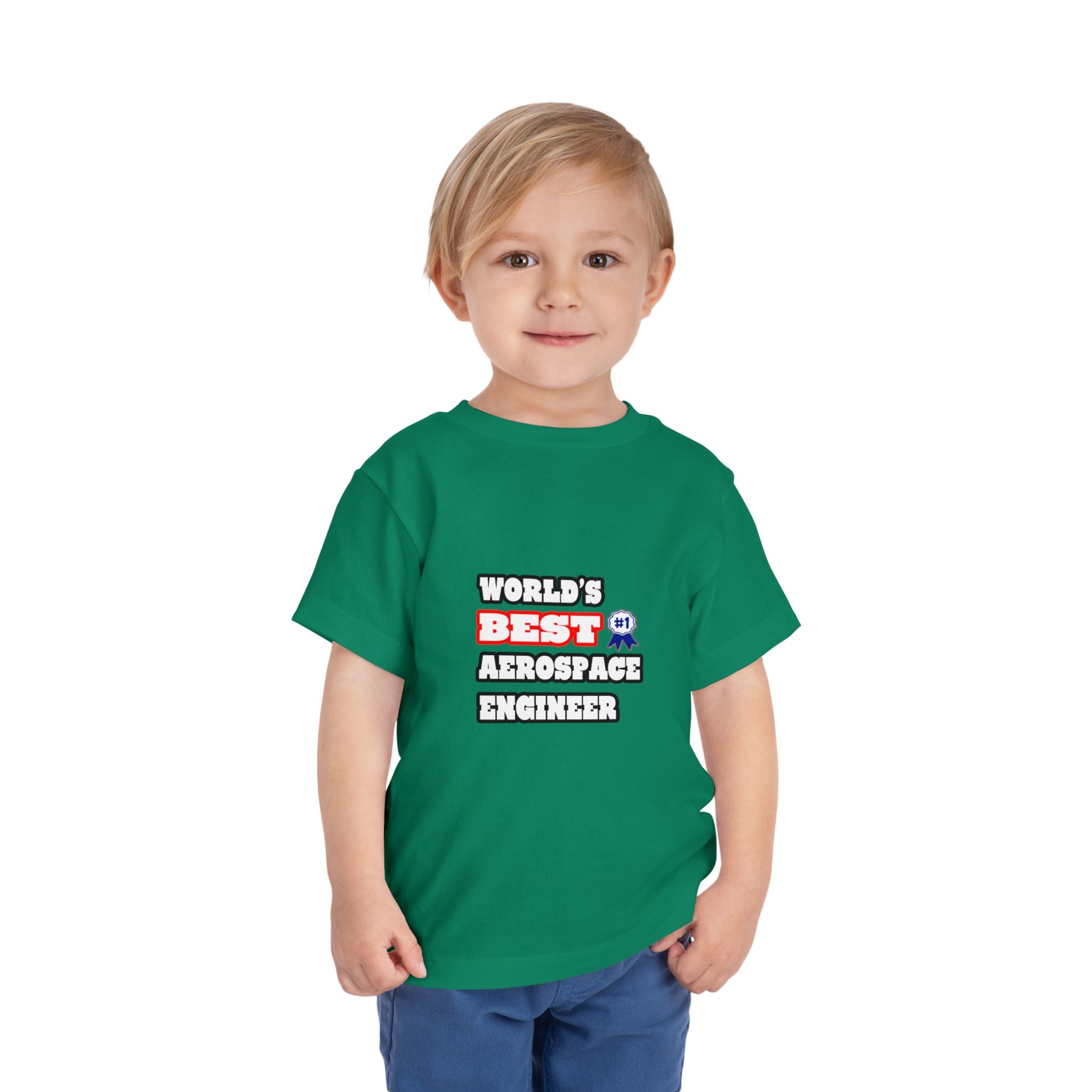 World's Best Aerospace Engineer - Toddler Short Sleeve Tee