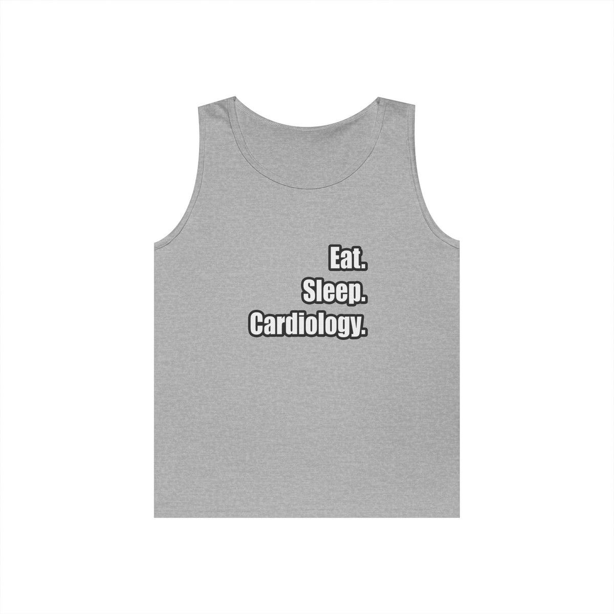 Eat. Sleep. Cardiology - Unisex Heavy Cotton Tank Top