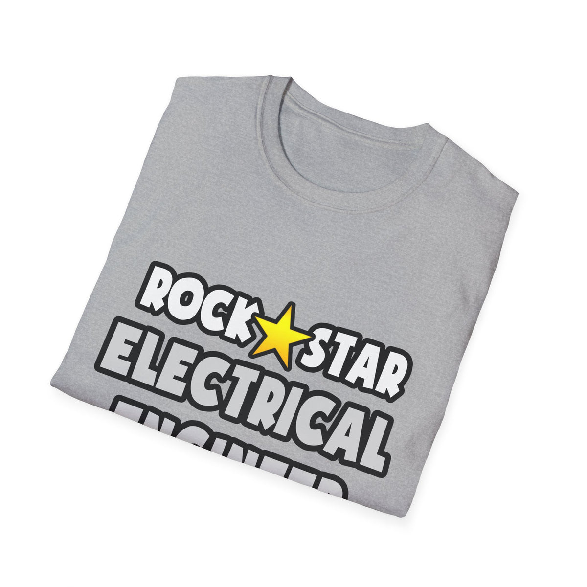 Rock Star Electrical Engineer - Unisex Softstyle T-Shirt