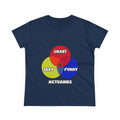 Venn Diagram .. Actuaries - Women's Midweight Cotton Tee