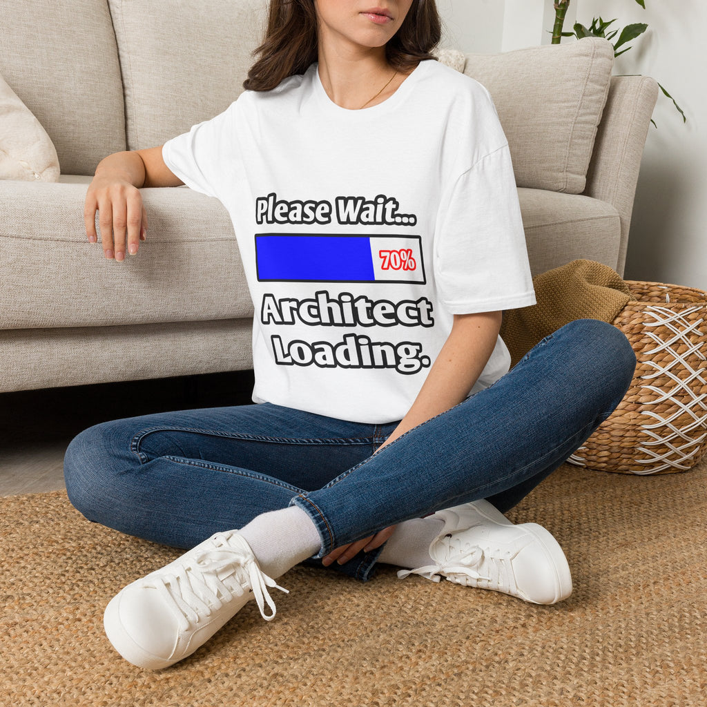 Please Wait...Architect Loading - Unisex Softstyle T-Shirt