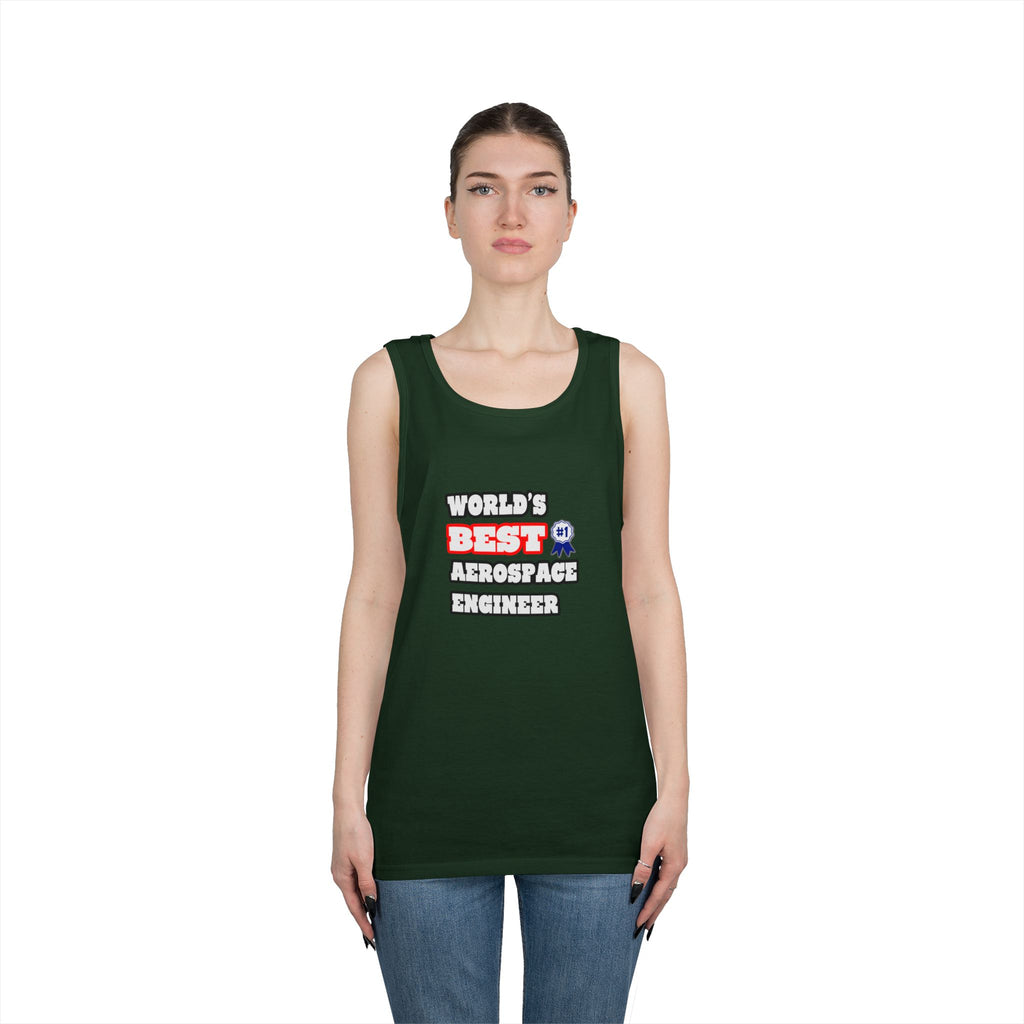 World's Best Aerospace Engineer - Unisex Heavy Cotton Tank Top