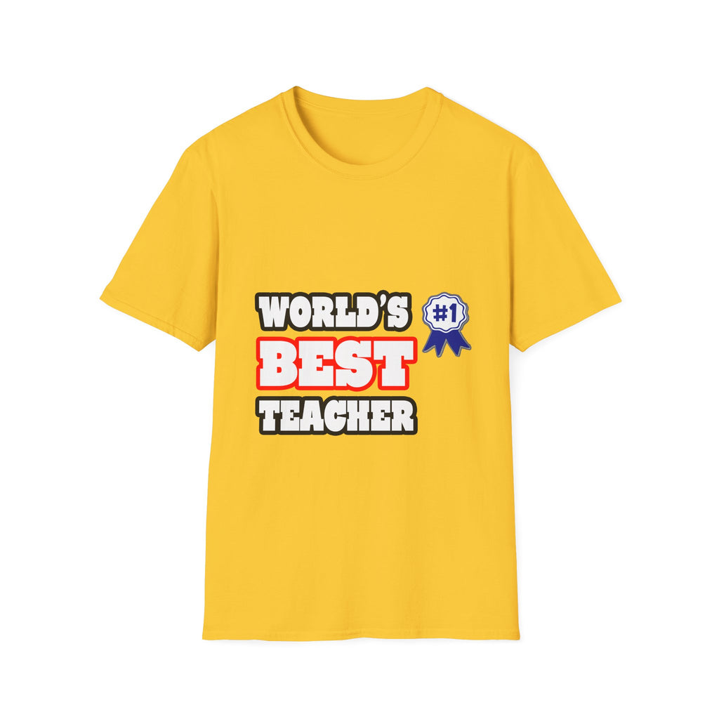 World's Best Teacher - Unisex Softstyle T-Shirt