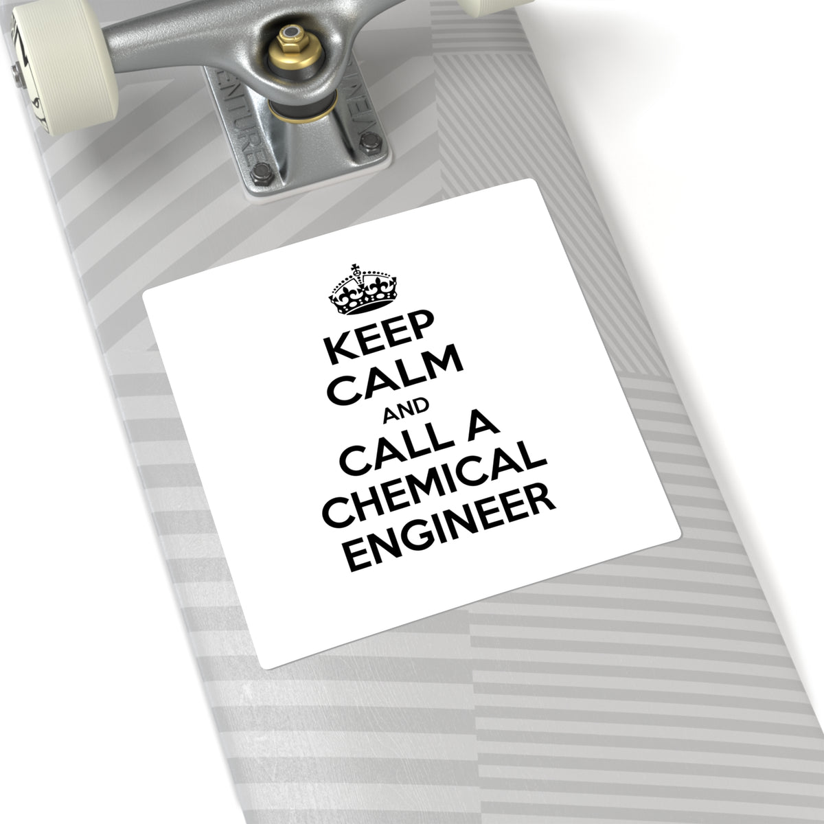 Keep Calm and Call a Chemical Engineer - Square Stickers