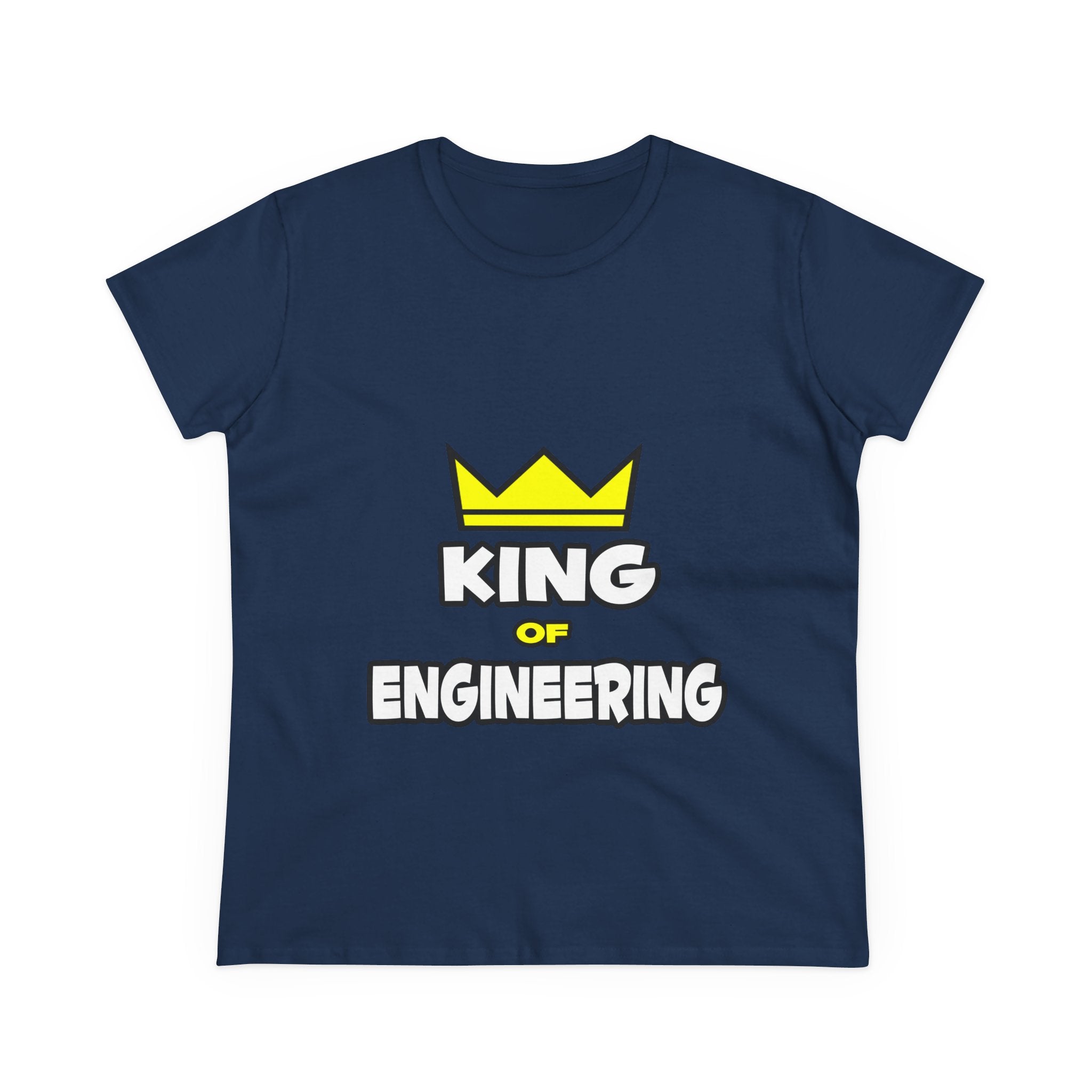 King of Engineering - Women's Midweight Cotton Tee