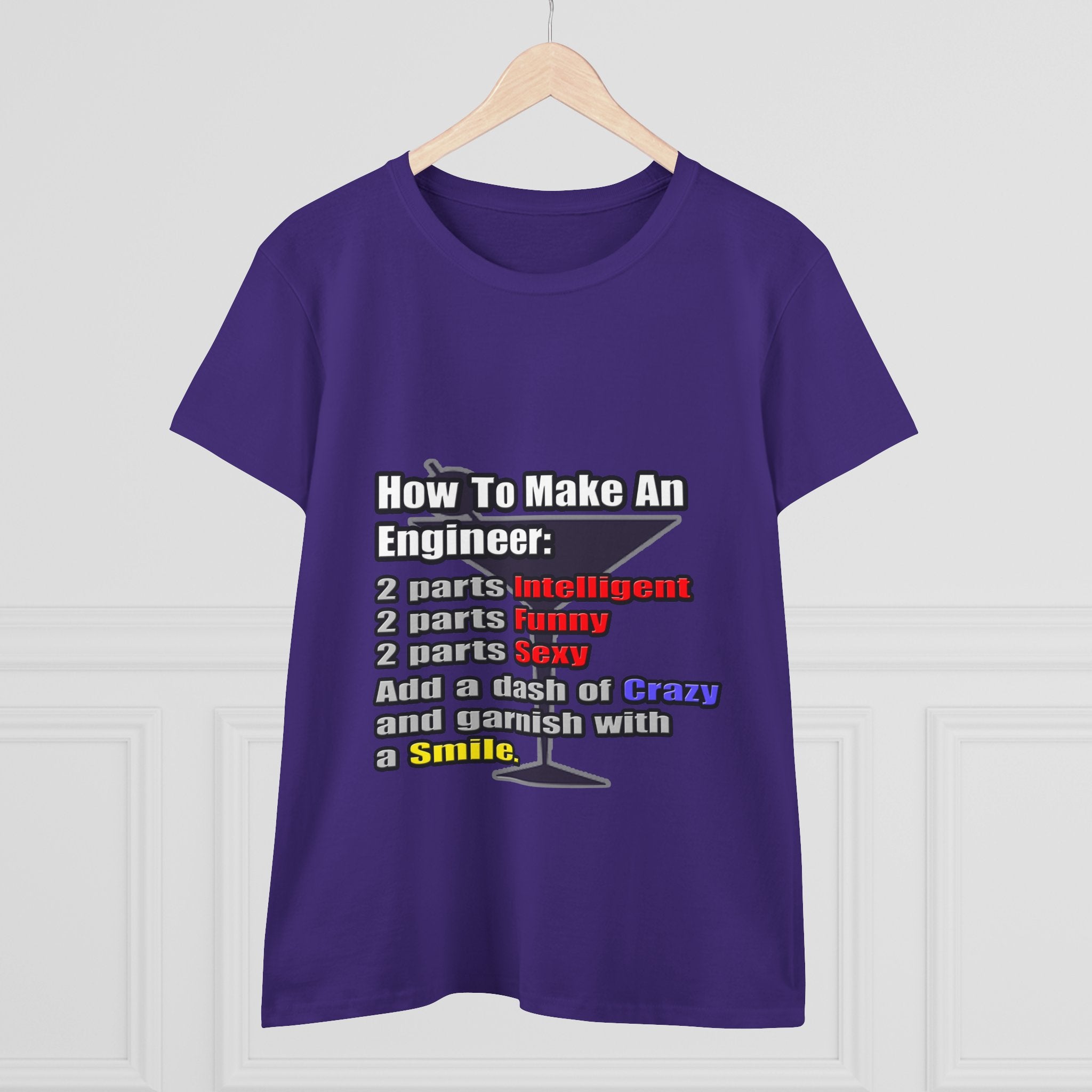 How To Make an Engineer - Women's Midweight Cotton Tee