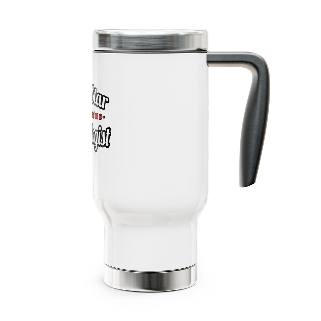 Porn Star...Cardiologist (2) - Stainless Steel Travel Mug with Handle, 14oz