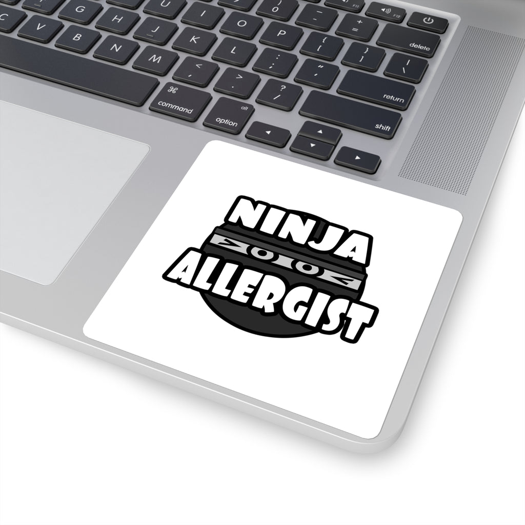 Ninja Allergist - Square Stickers