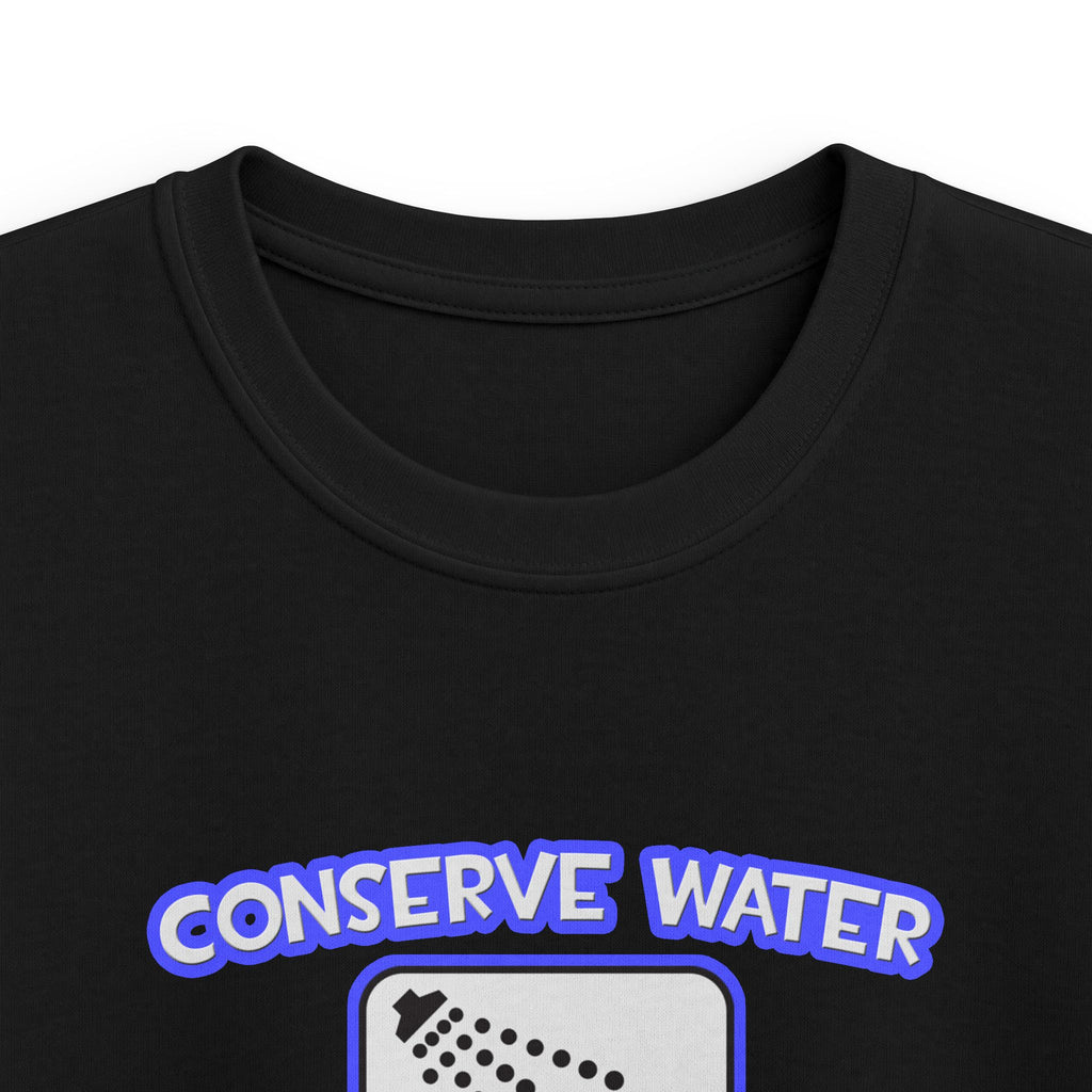 Conserve Water .. Shower With Dental Hygienist - Kids Softstyle Tee