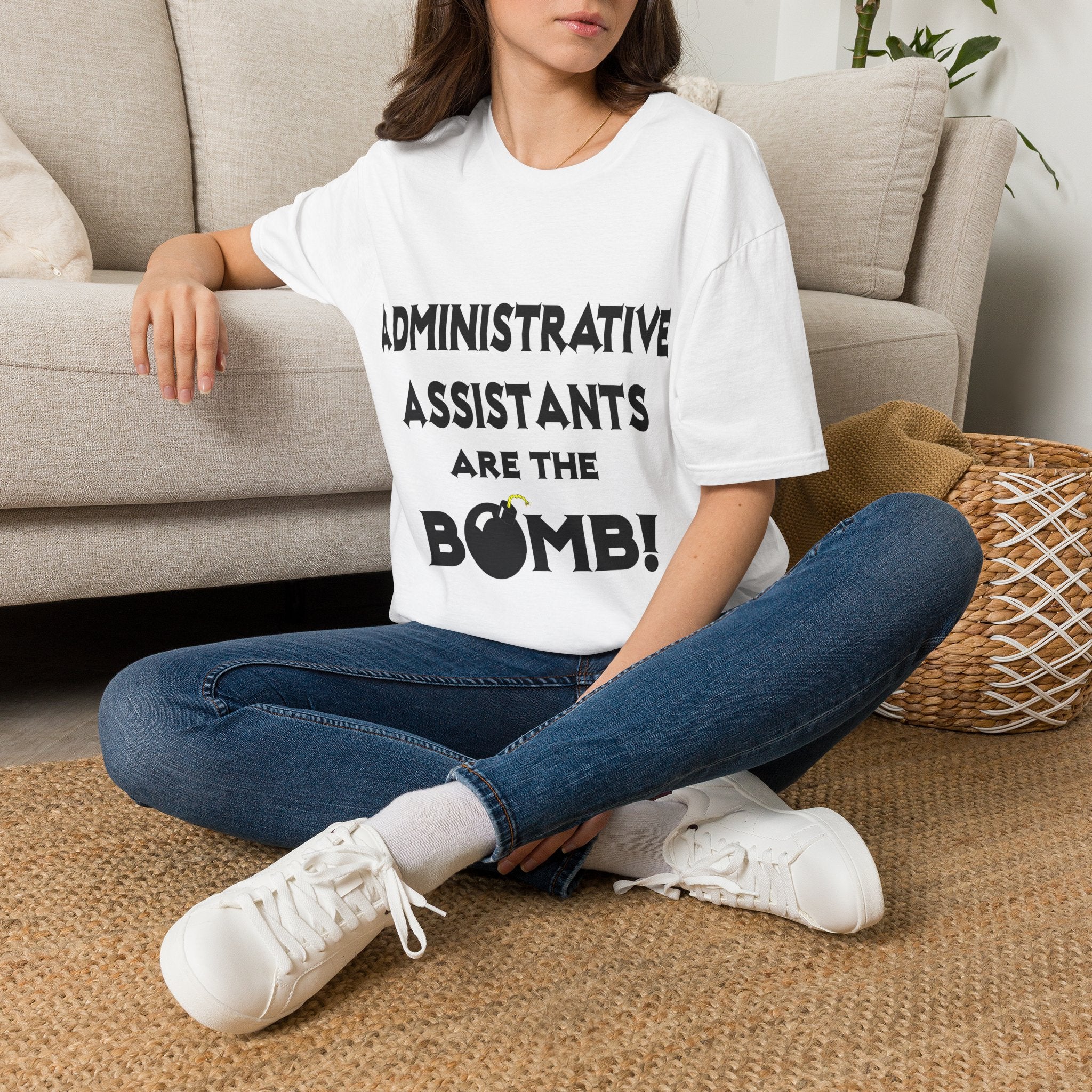 Administrative Assistants Are The Bomb! (2) - Unisex Softstyle T-Shirt