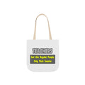 Teachers...Smarter - Canvas Tote Bag, 5-Color Straps