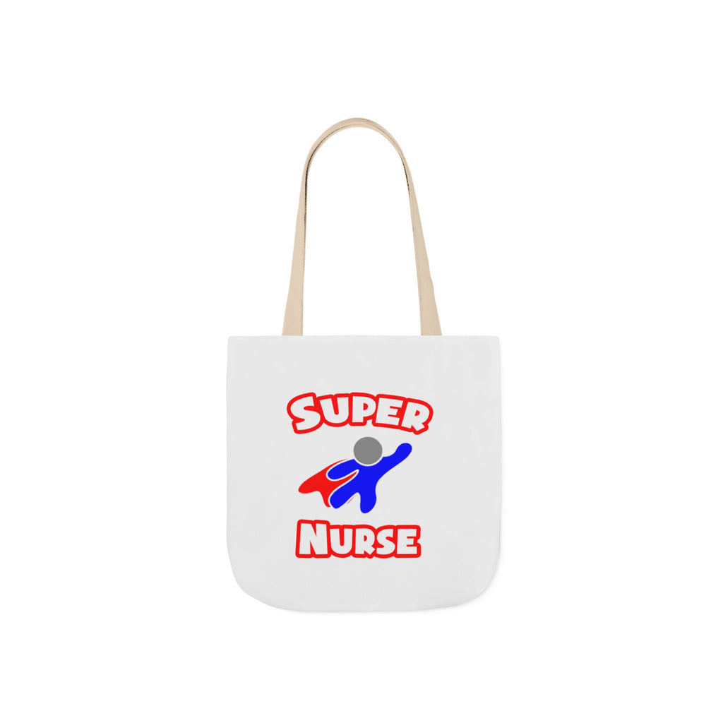 Super Nurse (2) - Canvas Tote Bag, 5-Color Straps