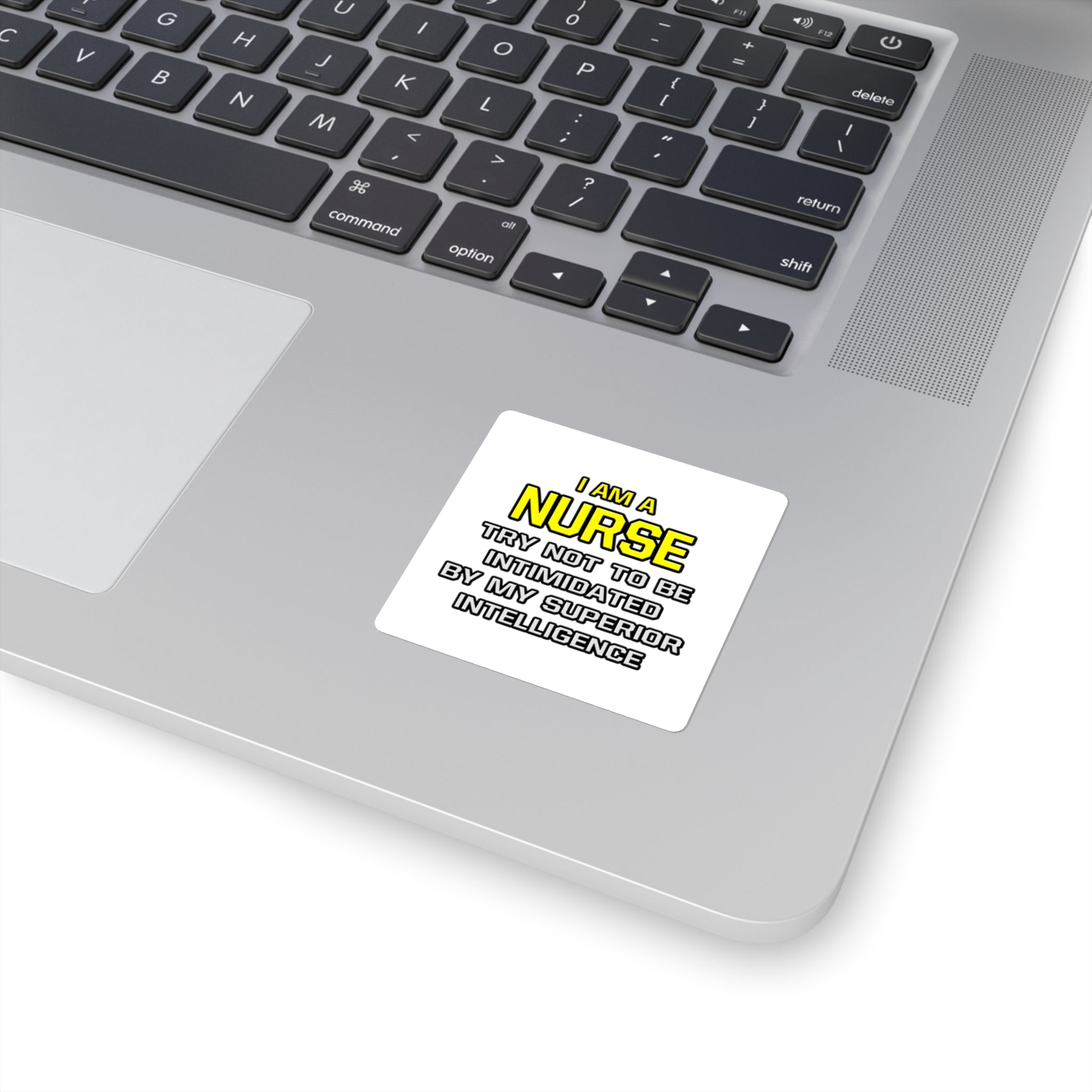 Nurse...Superior Intelligence - Square Stickers