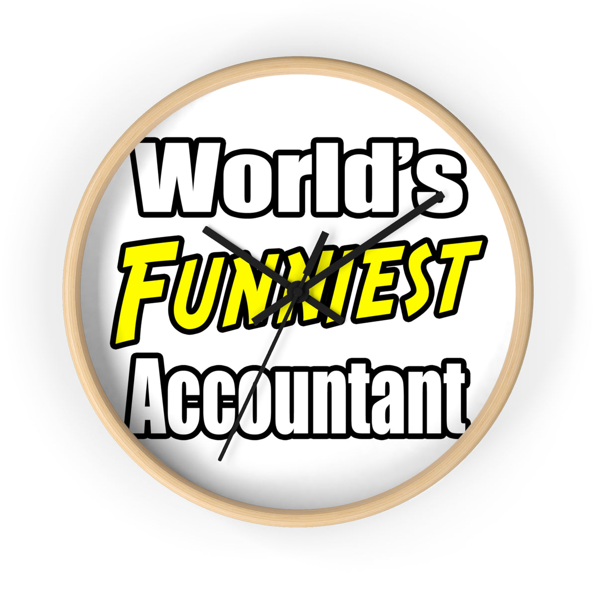 World's Funniest Accountant - Wall Clock