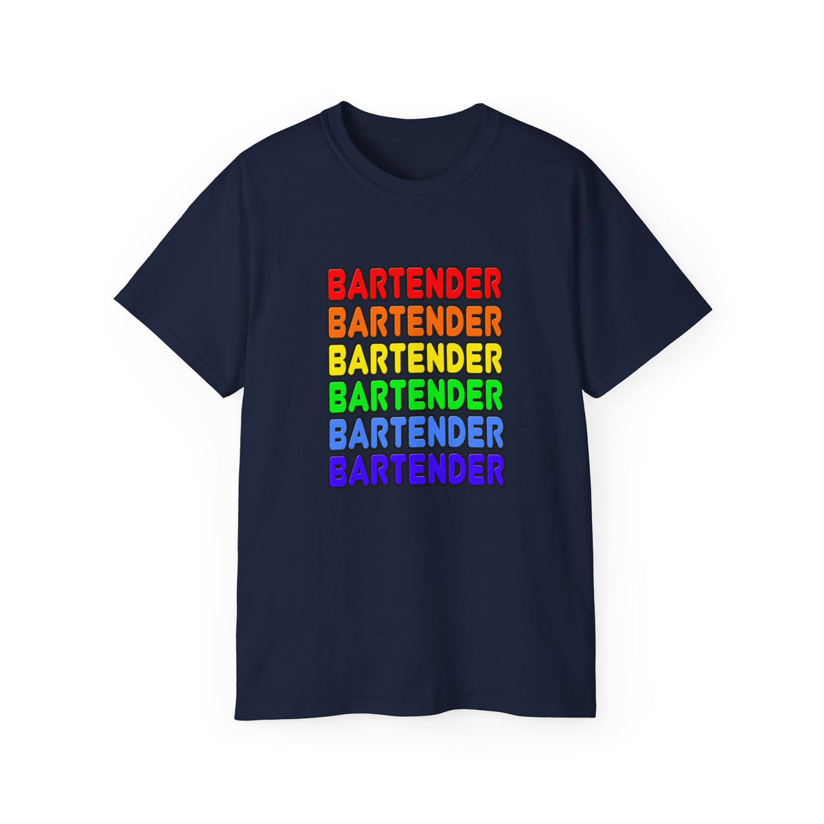 Rainbow Bartender - Unisex Ultra Cotton Tee