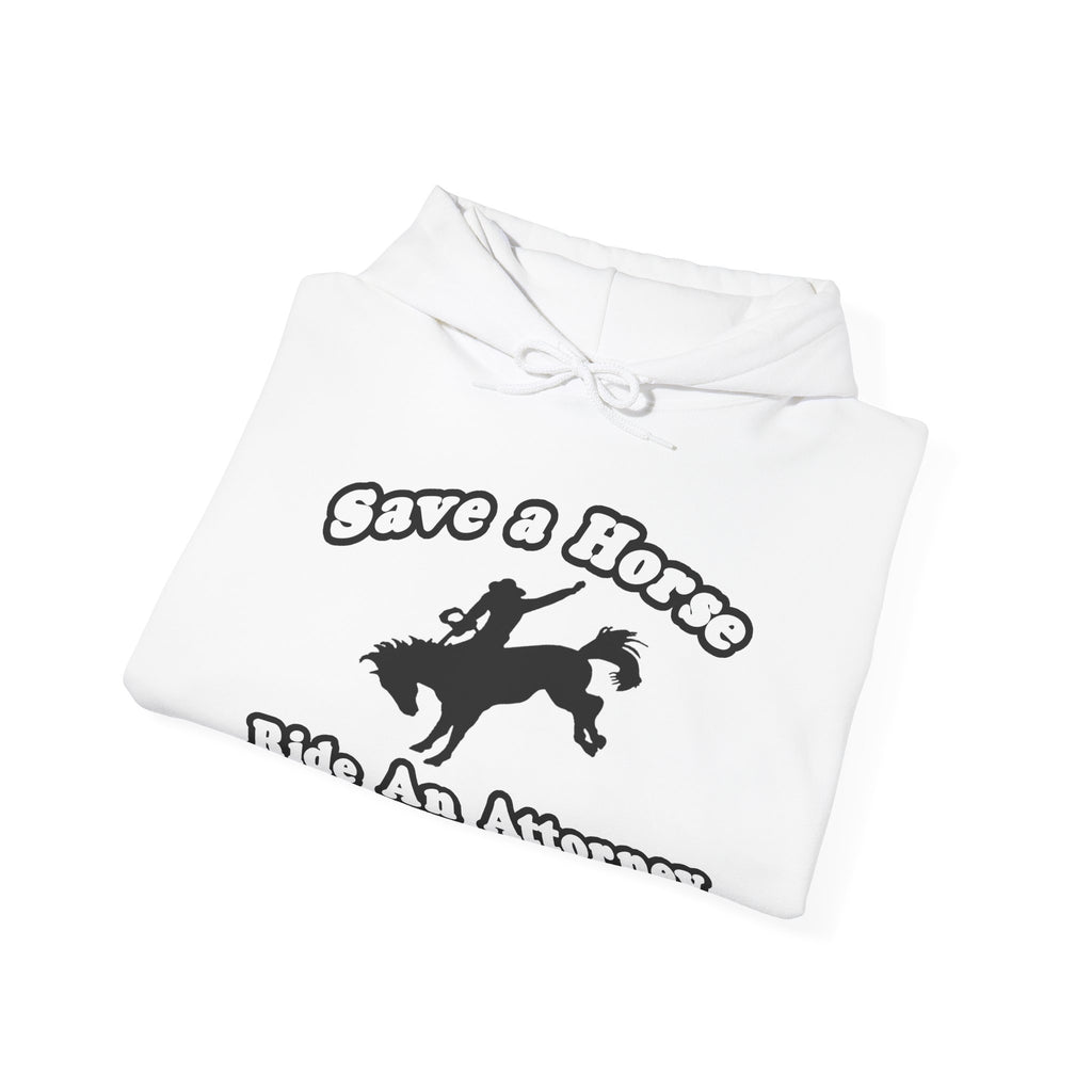 Save Horse Ride Attorney - Unisex Heavy Blend™ Hooded Sweatshirt