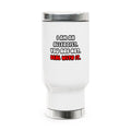Deal With It ... Funny Allergist - Stainless Steel Travel Mug with Handle, 14oz