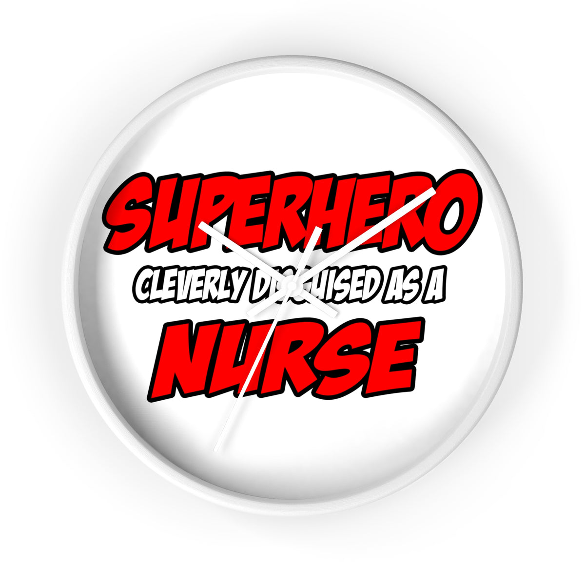 Superhero...Nurse - Wall Clock