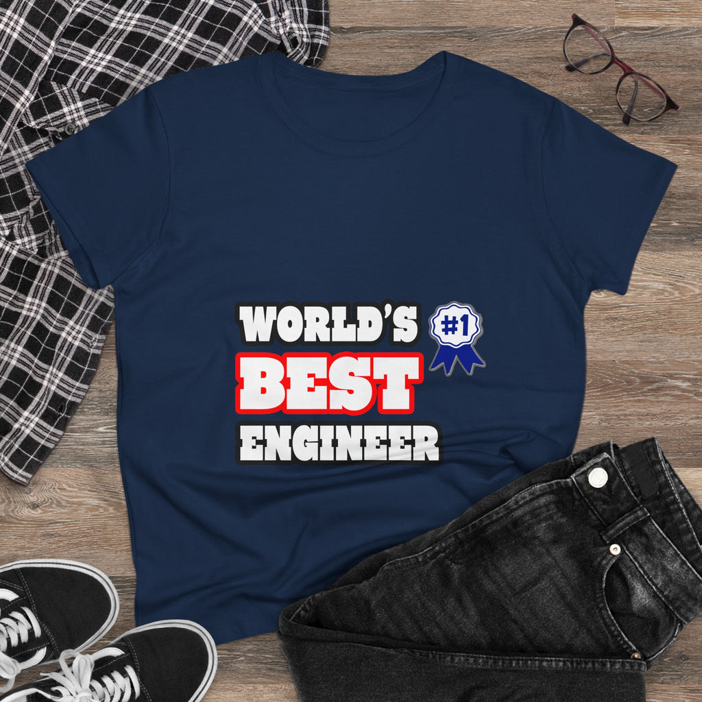 World's Best Engineer - Women's Midweight Cotton Tee