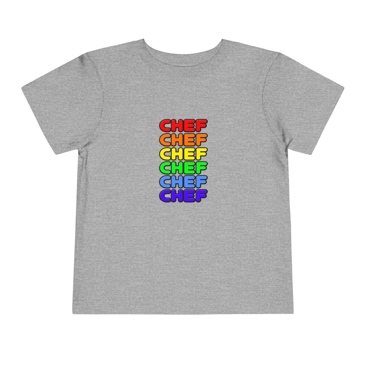 Rainbow Chef - Toddler Short Sleeve Tee