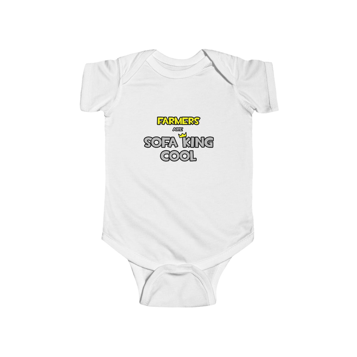Farmers Are Sofa King Cool - Infant Fine Jersey Bodysuit