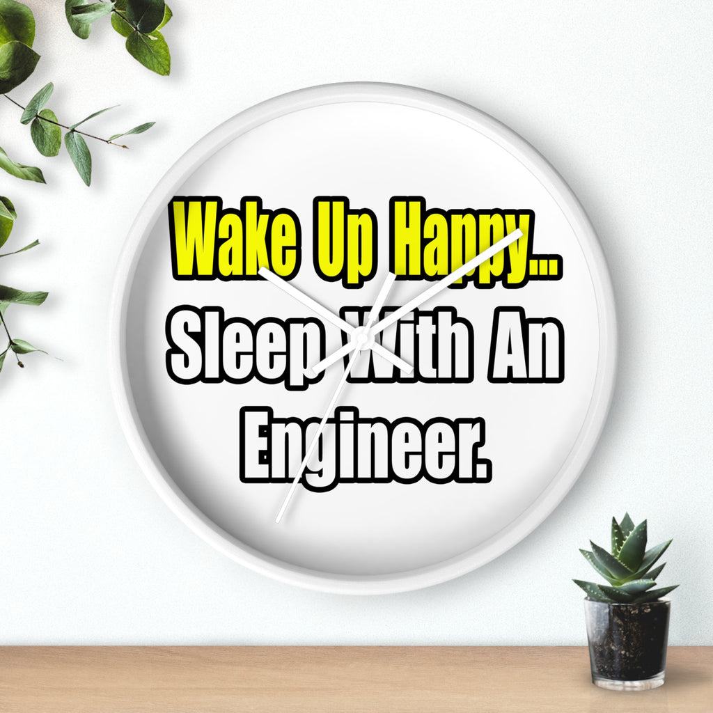 Sleep With Engineer - Wall Clock