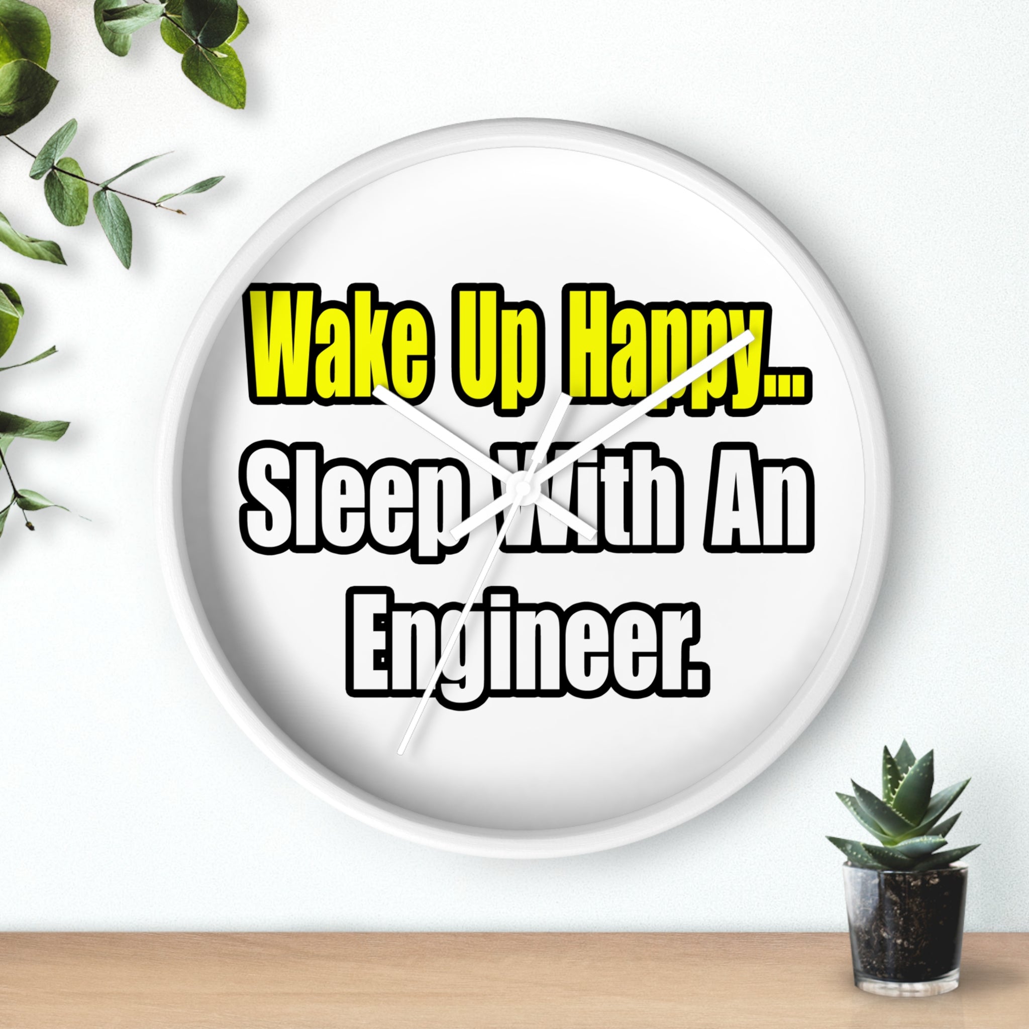 Sleep With Engineer - Wall Clock
