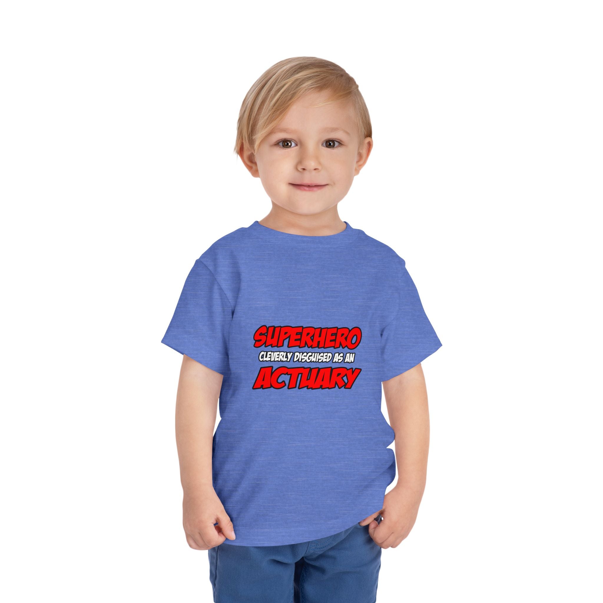 Superhero...Actuary - Toddler Short Sleeve Tee