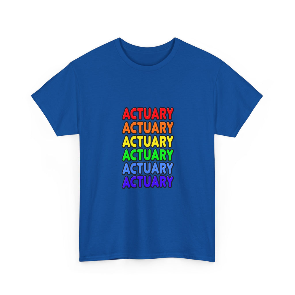 Rainbow Actuary - Unisex Heavy Cotton Tee