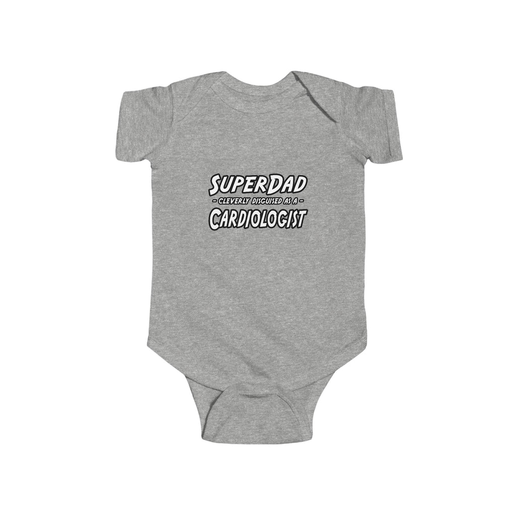 SuperDad...Cardiologist - Infant Fine Jersey Bodysuit