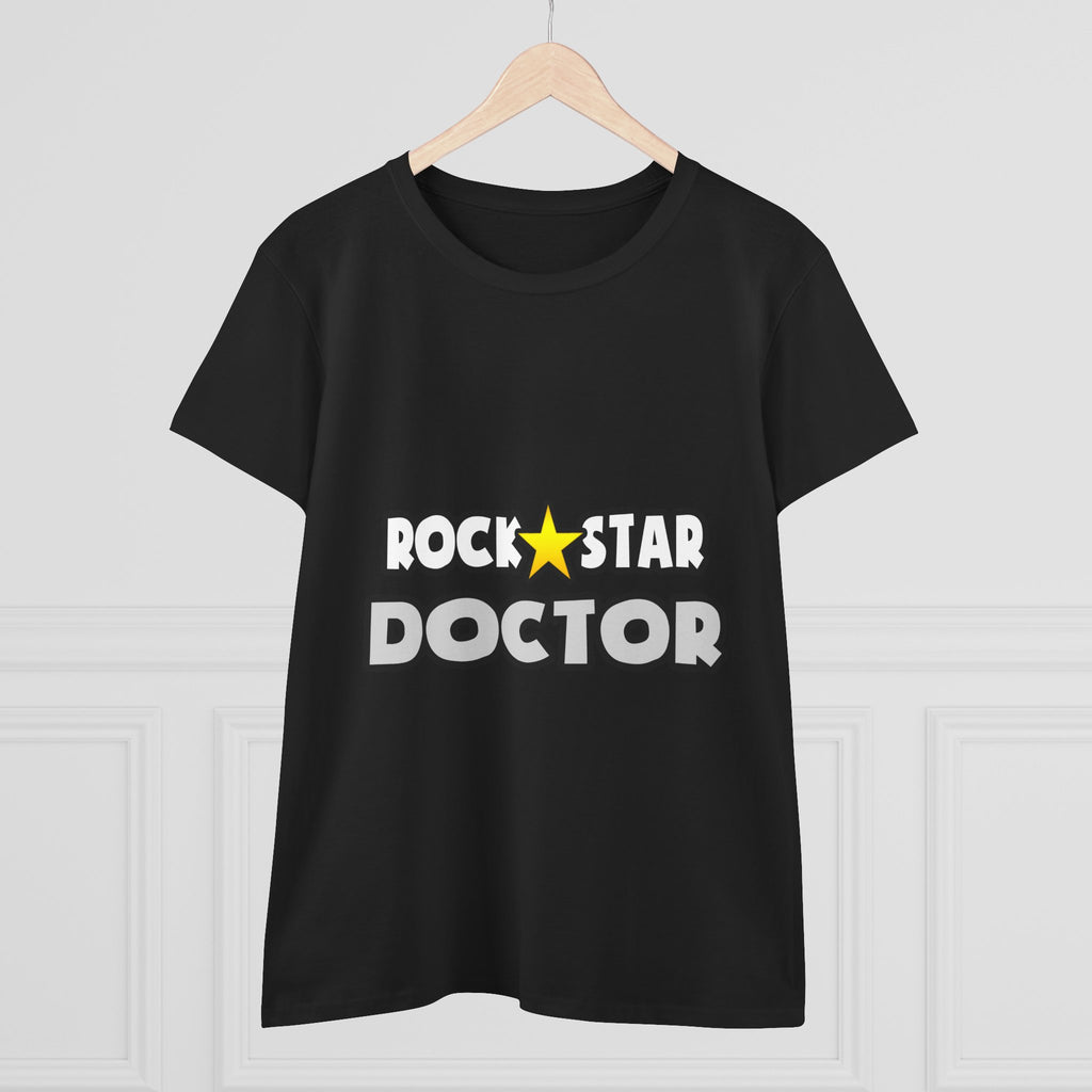 Rock Star Doctor (2) - Women's Midweight Cotton Tee