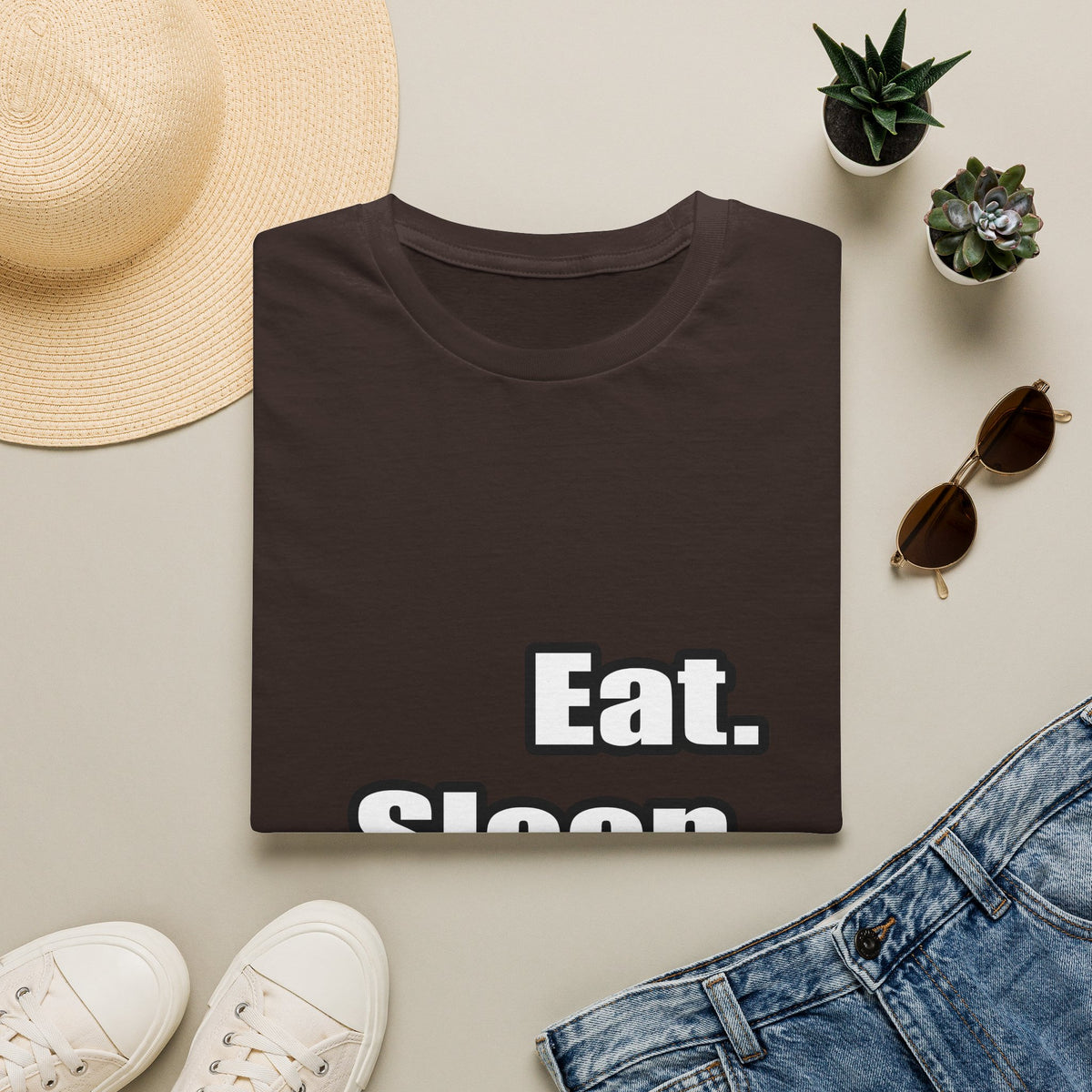 eat sleep teach - Unisex Softstyle T-Shirt