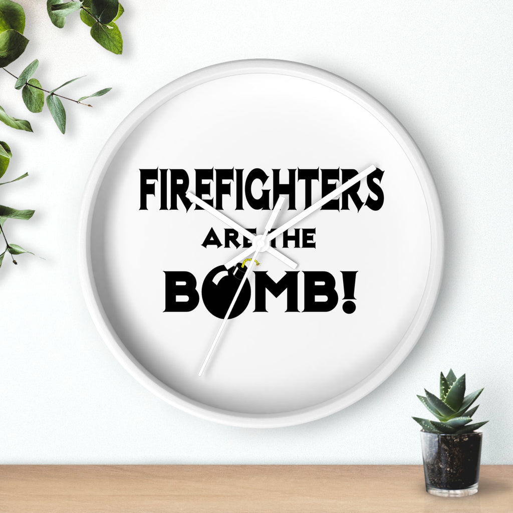 Firefighters Are The Bomb! - Wall Clock