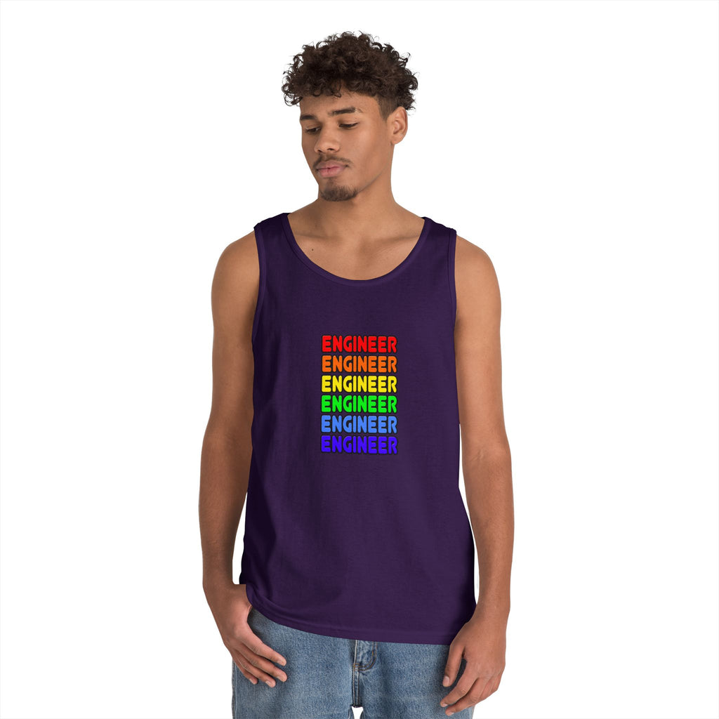 Rainbow Engineer - Unisex Heavy Cotton Tank Top