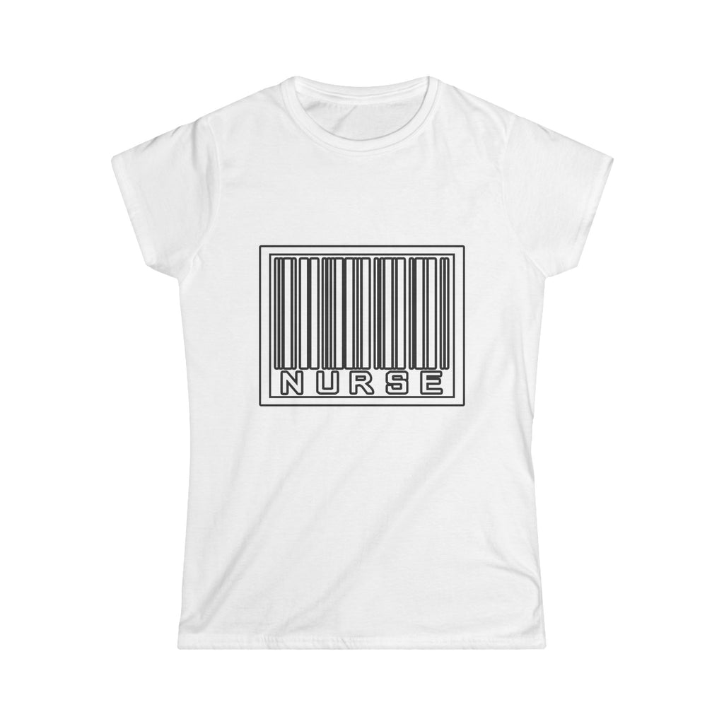Barcode Nurse - Women's Softstyle Tee