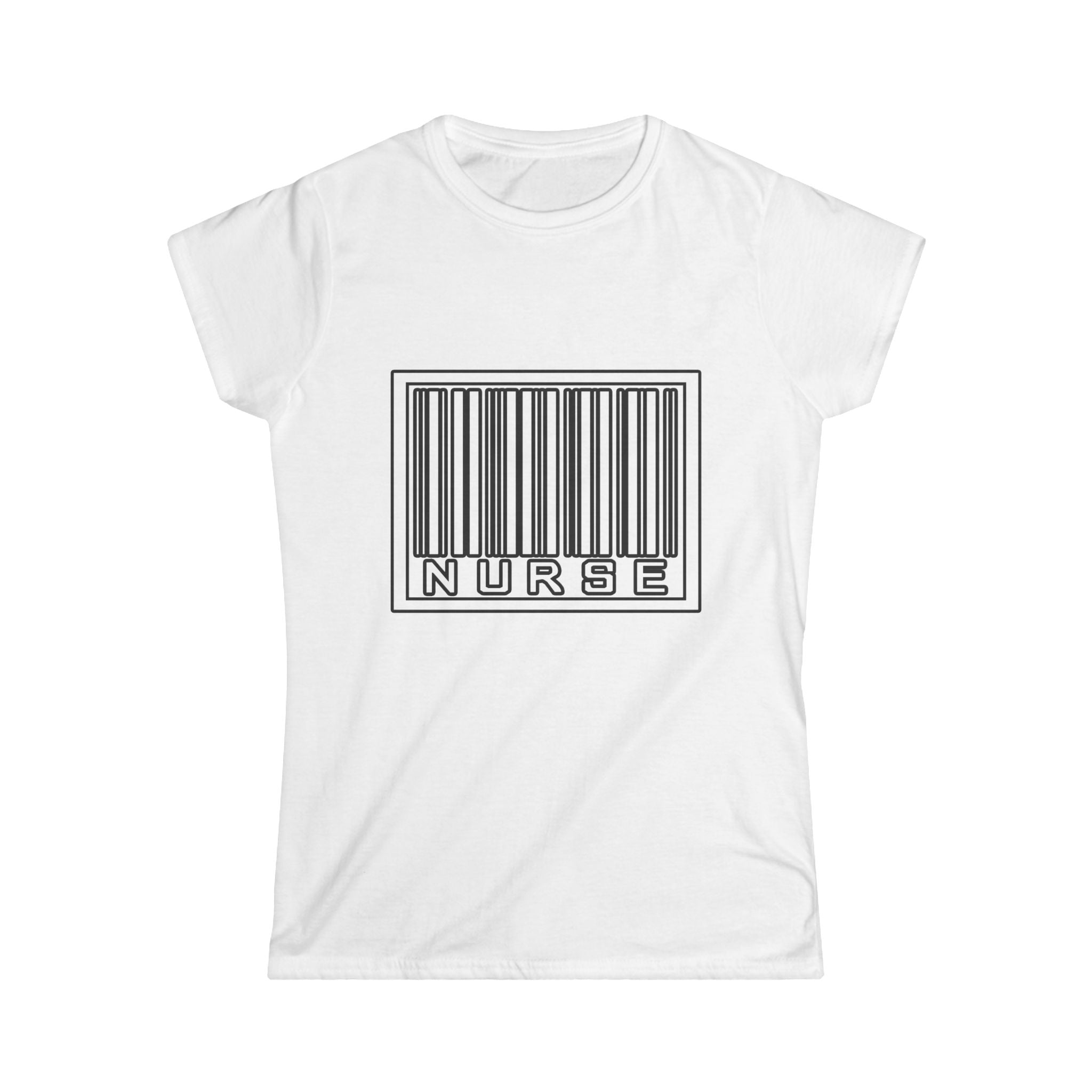 Barcode Nurse - Women's Softstyle Tee